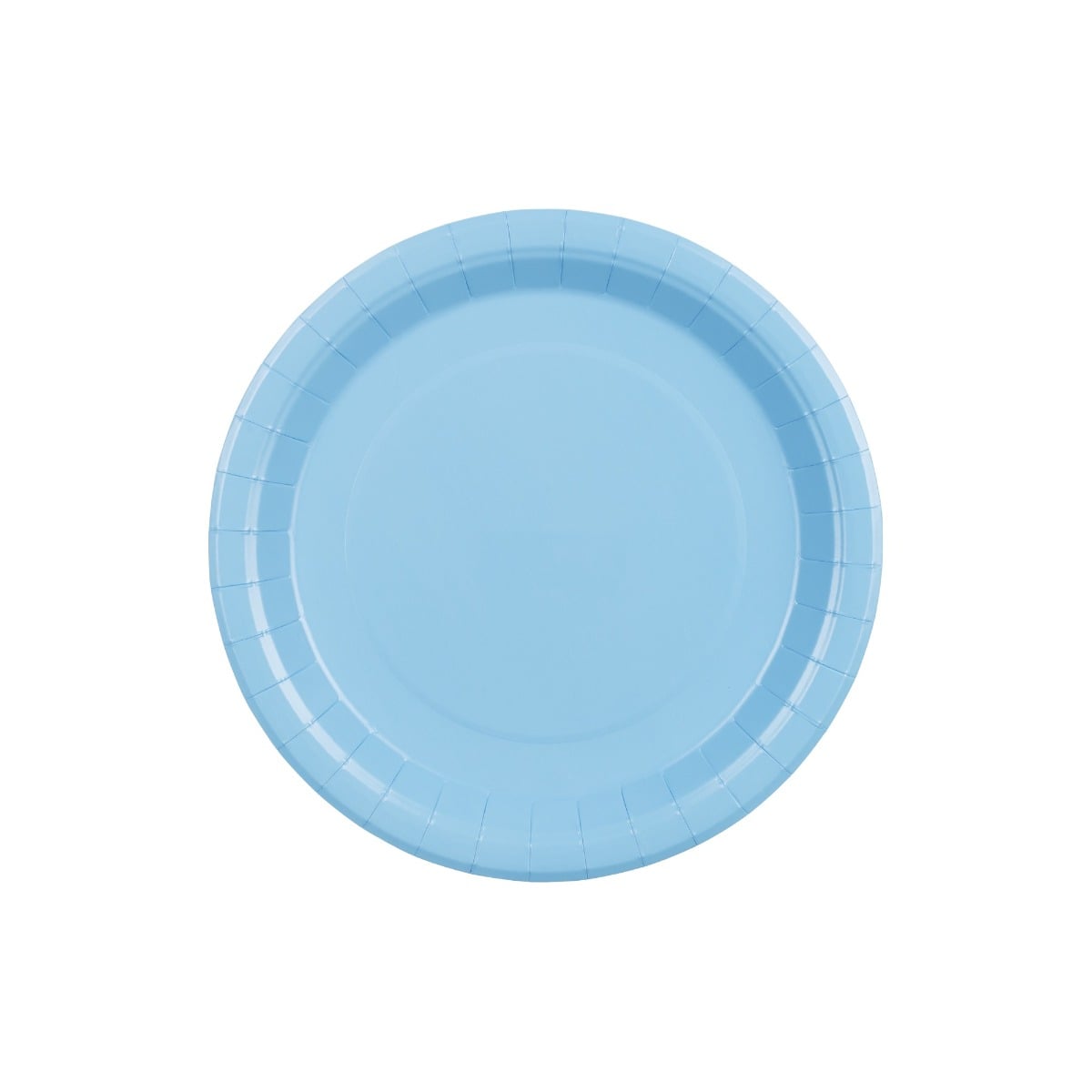 Assiettes Bleu clair 23cm (6pcs)