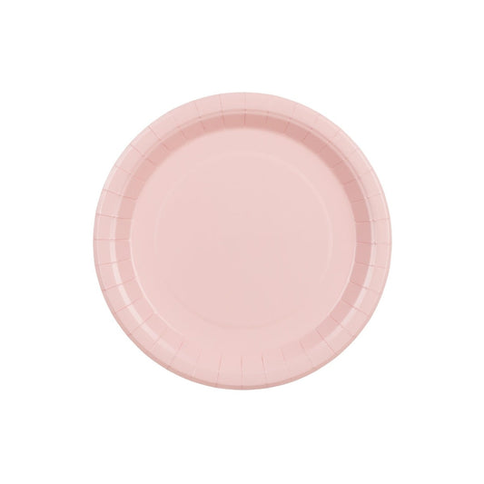 Assiettes Rose clair 23cm (6pcs)