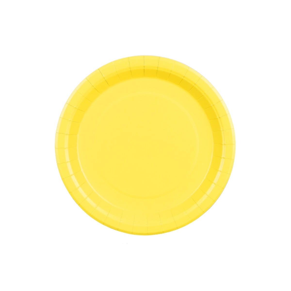 Assiettes Jaune 23cm (6pcs)