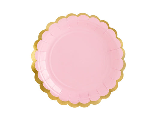 Assiettes apéro Rose (6pcs)