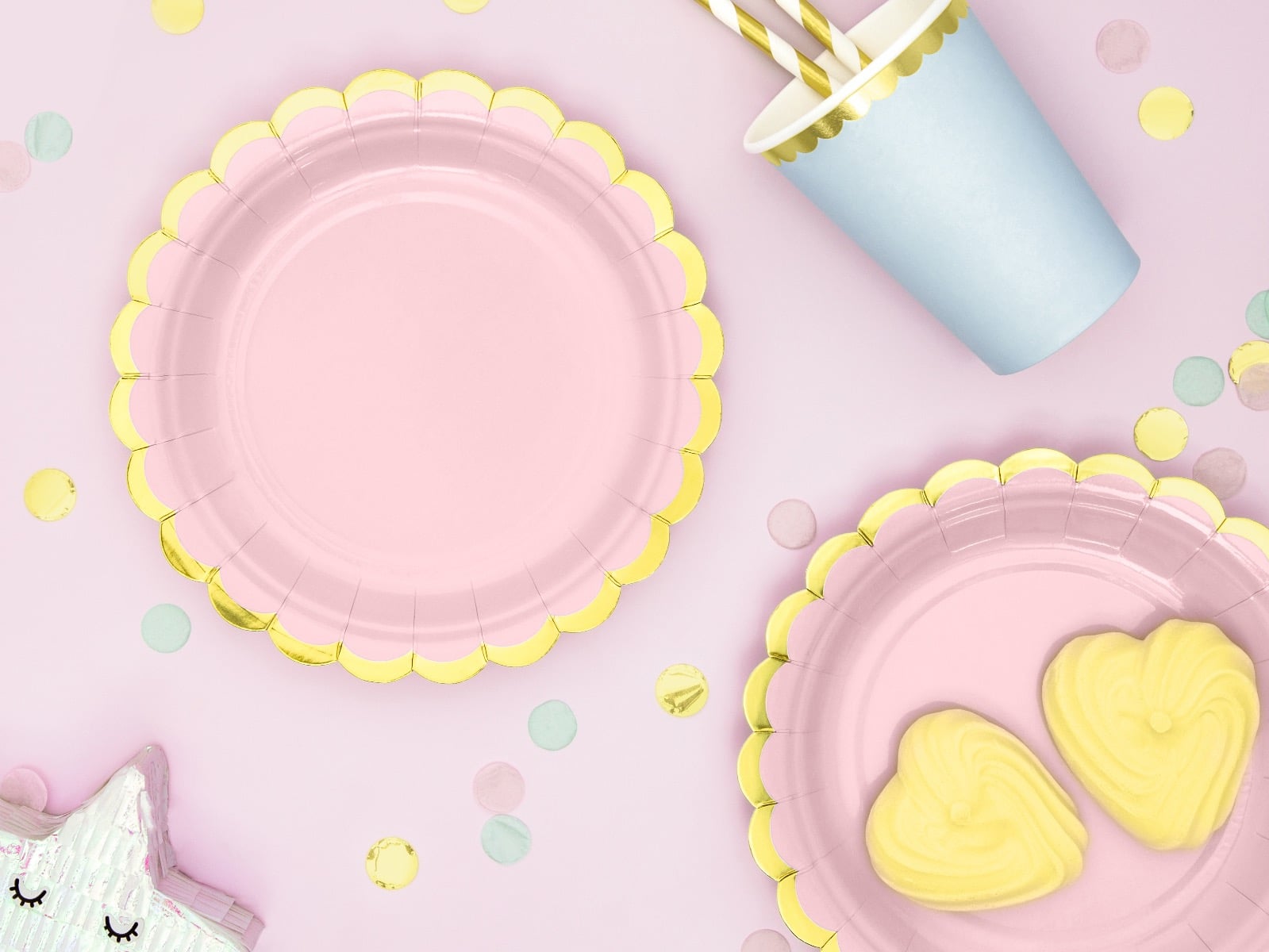 Assiettes apéro Rose (6pcs)