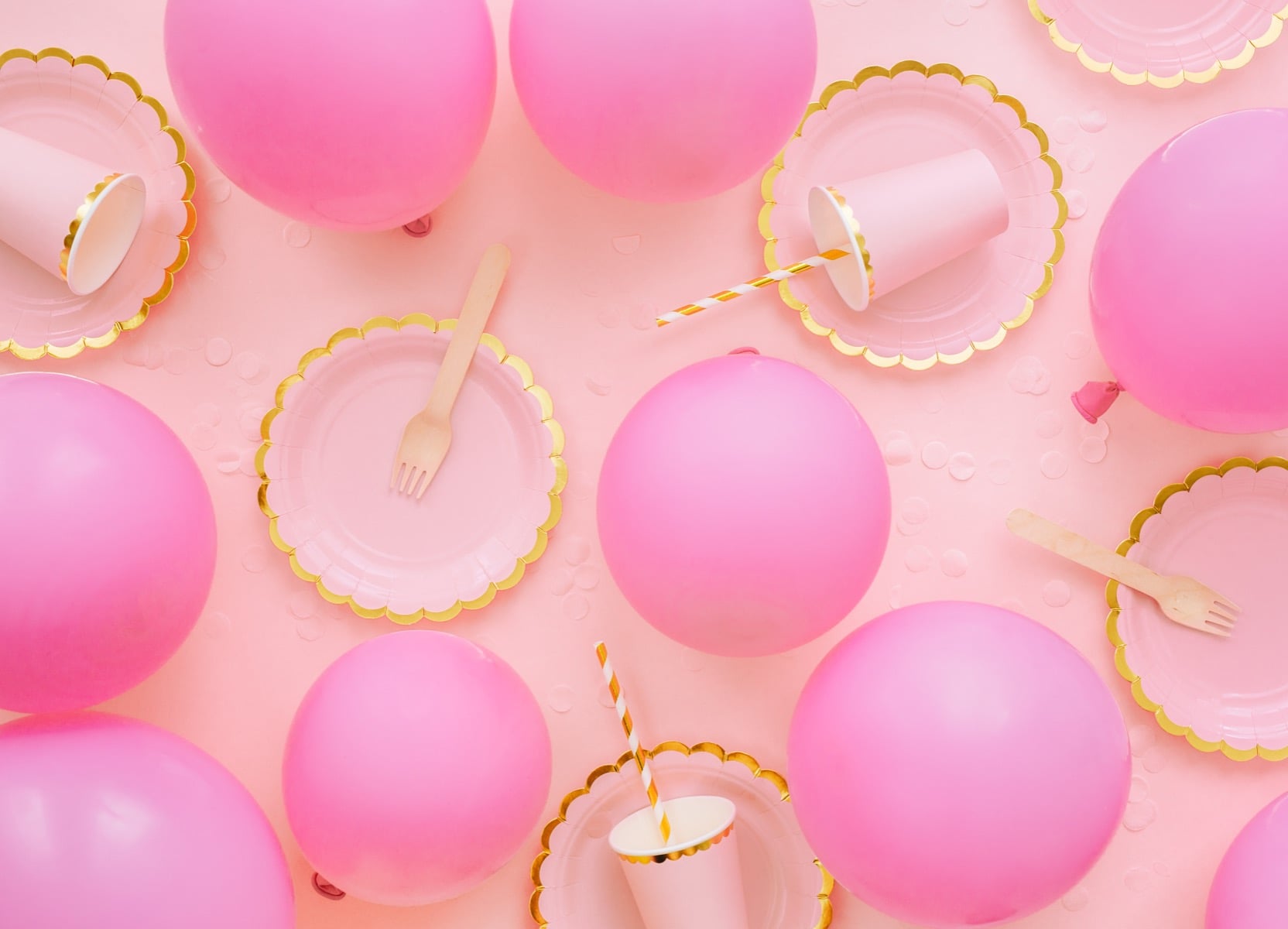 Assiettes apéro Rose (6pcs)