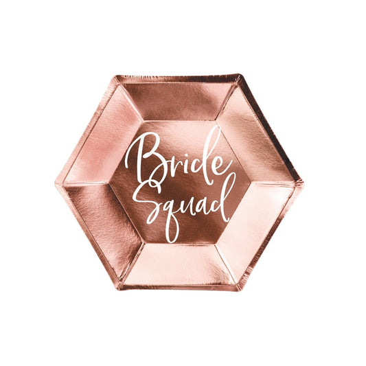 Assiettes Bride Squad (6pcs)