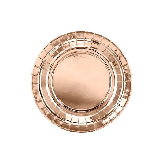 Assiettes Rose gold 18cm (6pcs)