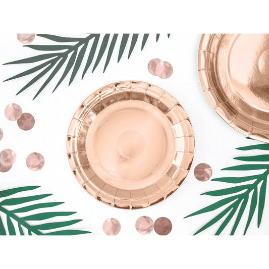 Assiettes Rose gold 18cm (6pcs)