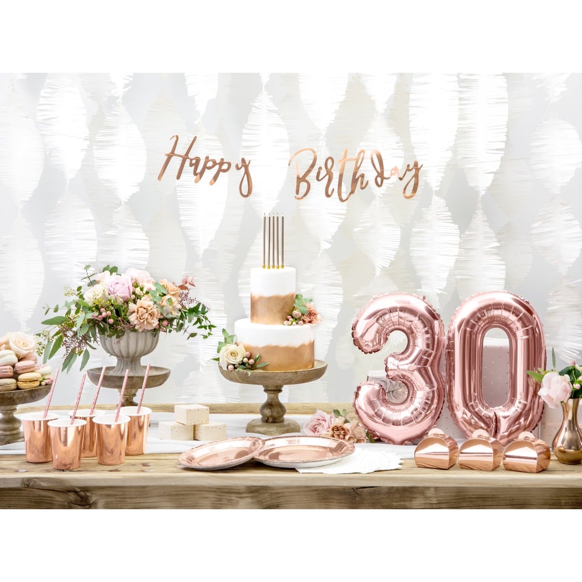 Assiettes Rose gold 18cm (6pcs)