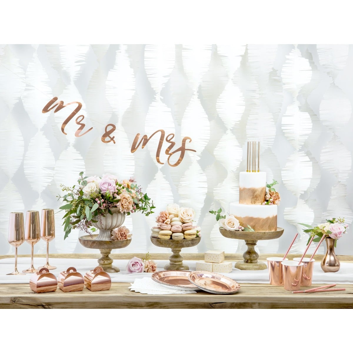 Assiettes Rose gold 18cm (6pcs)