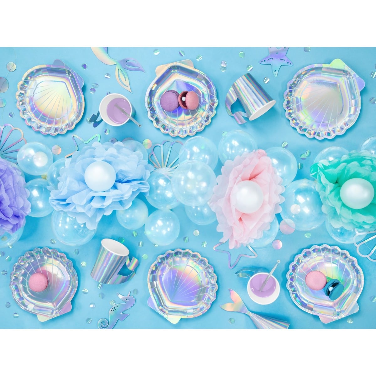 Assiette Sirène en forme de coquillage