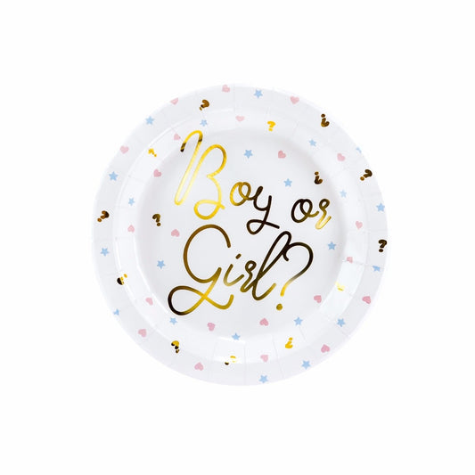 Assiettes Boy Or Girl (6 pcs)