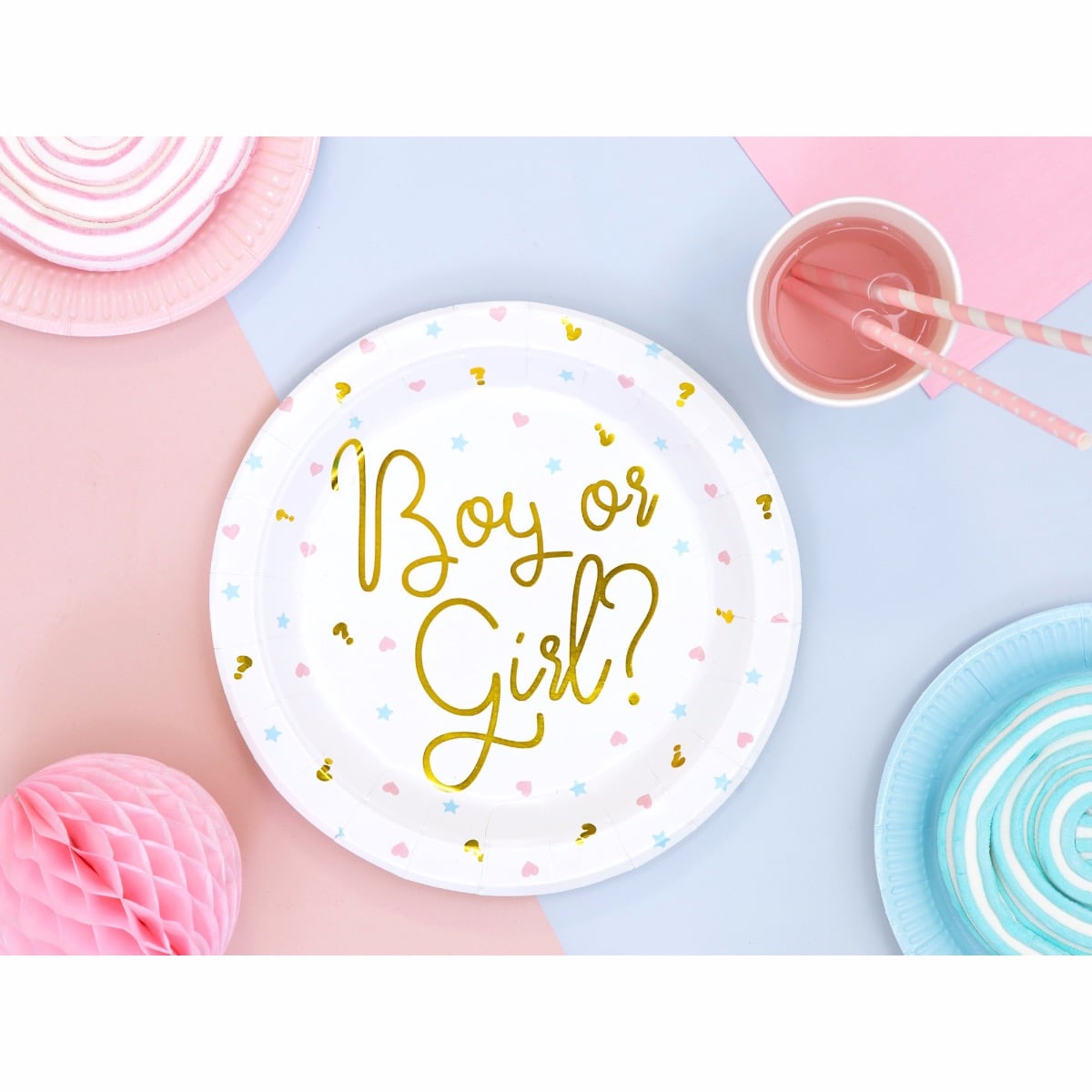 Assiettes Boy Or Girl (6 pcs)