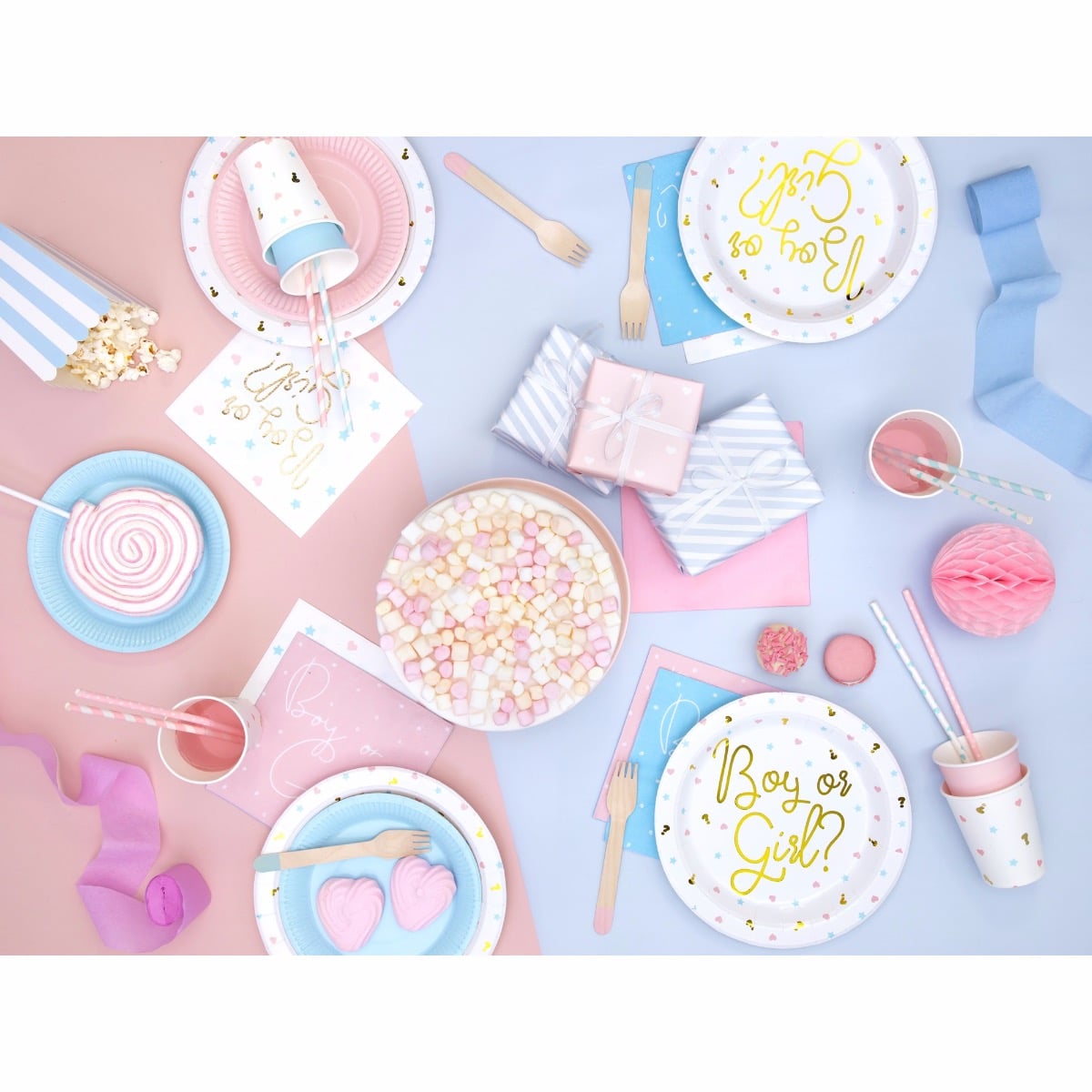 Assiettes Boy Or Girl (6 pcs)