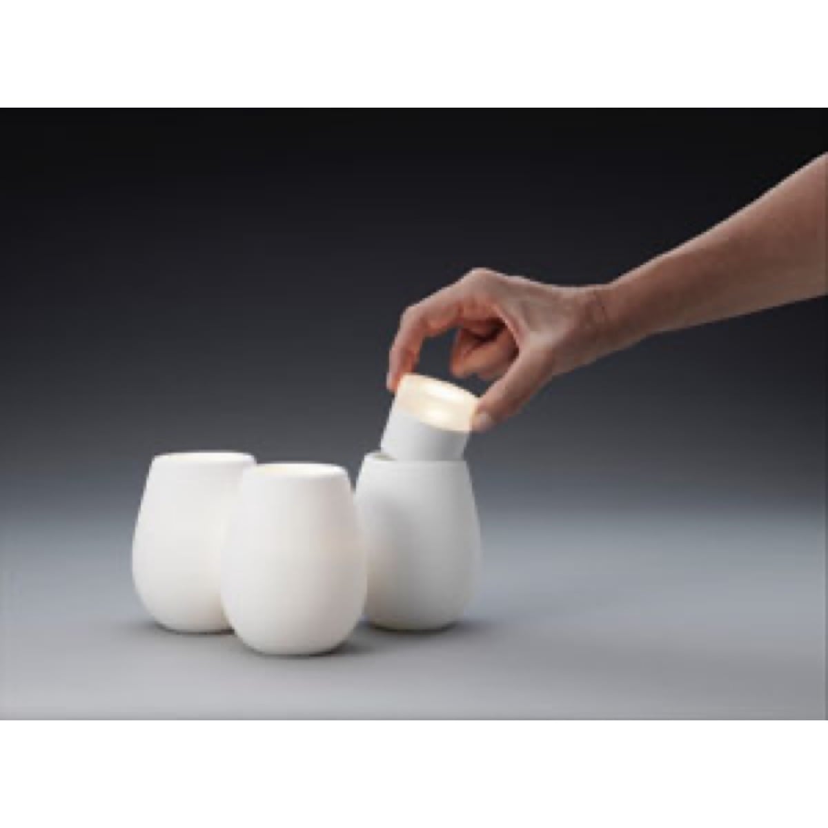 Bougeoir à Led en silicone