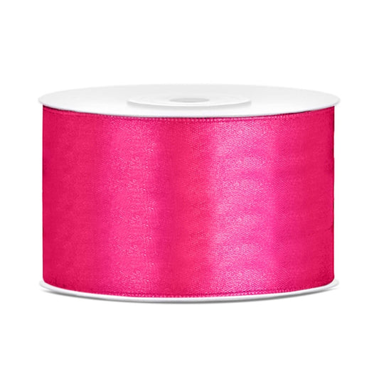 Ruban satin 38mm Framboise (25m)