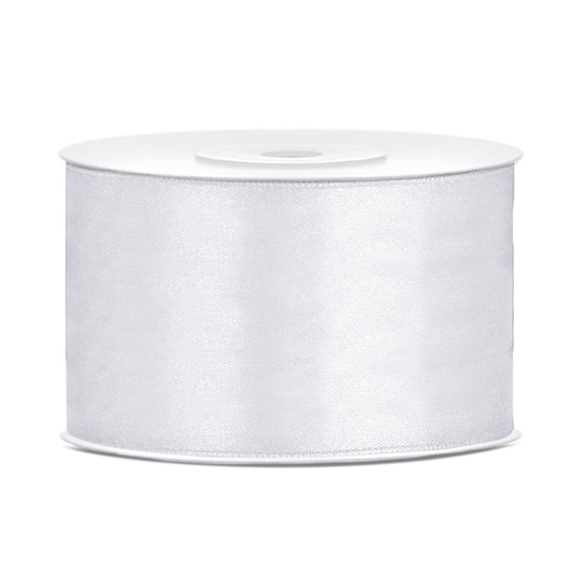 Ruban satin 38mm Blanc (25m)