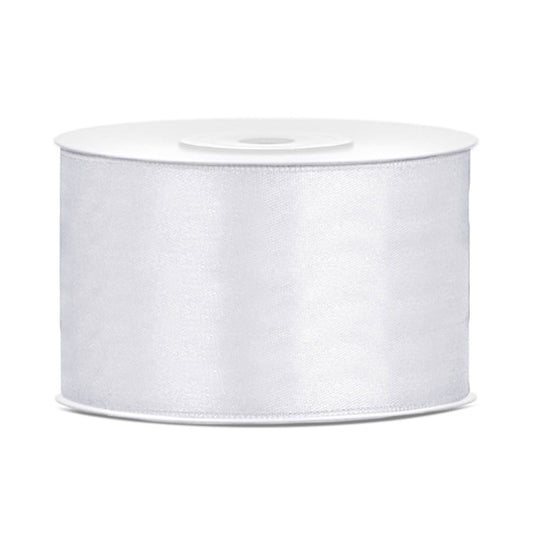 Ruban satin 38mm Blanc (25m)