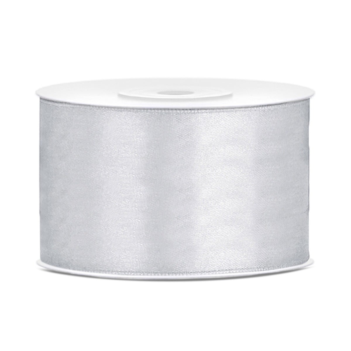 Ruban satin 38mm Argent (25m)