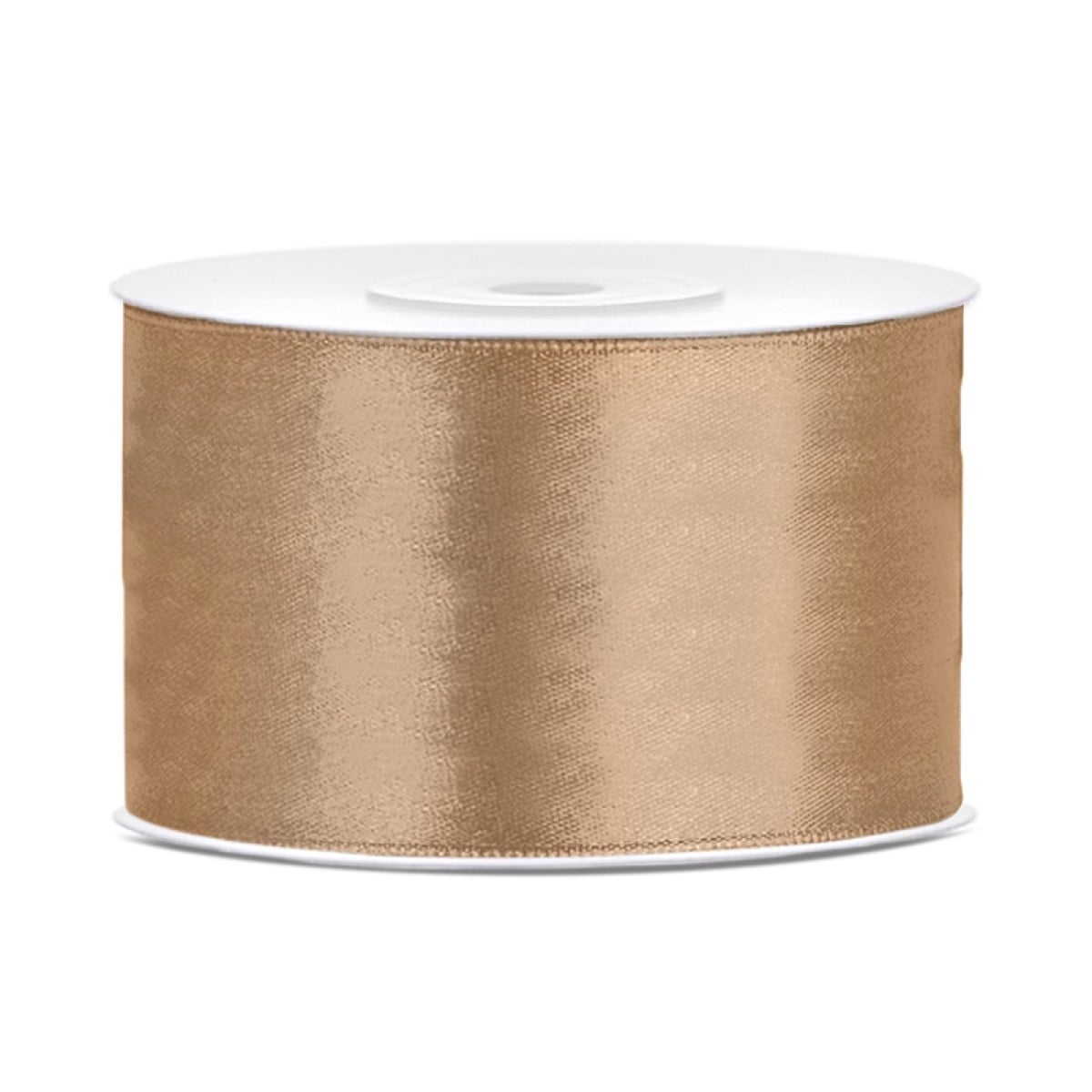 Ruban satin 38mm Doré (25m)