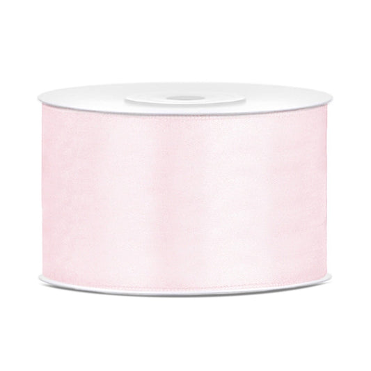 Ruban satin 38mm Rose clair (25m)