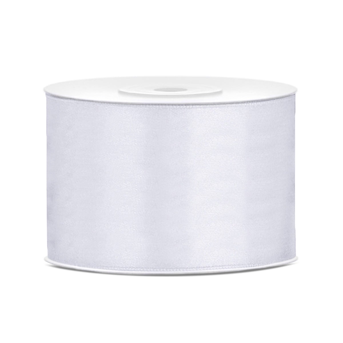 Ruban satin 50mm Blanc (25m)