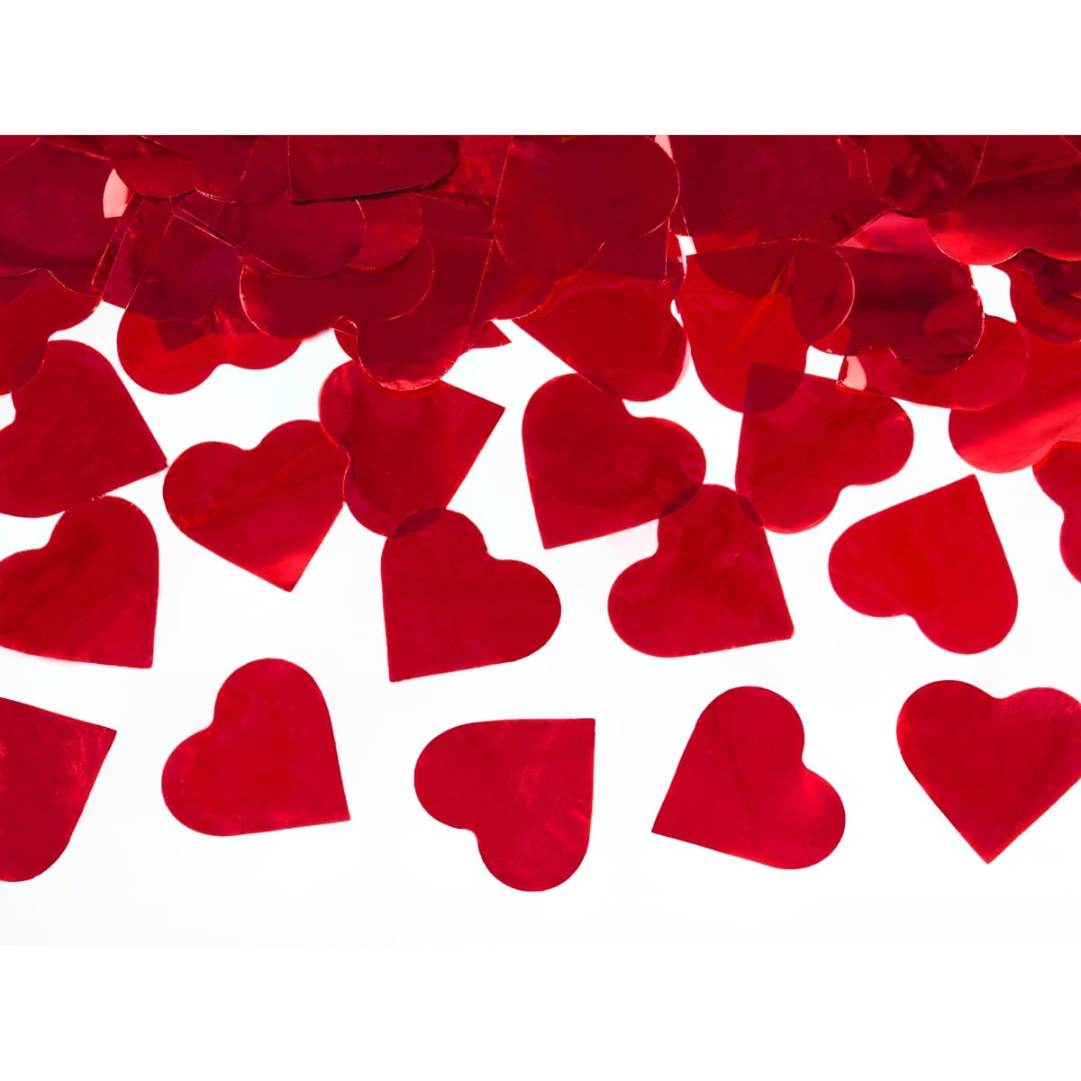 Canon à Confettis Coeurs Rouge - 40cm