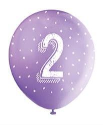 Ballons Age Assortis 30cm (5pcs)