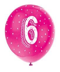 Ballons Age Assortis 30cm (5pcs)