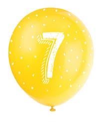 Ballons Age Assortis 30cm (5pcs)