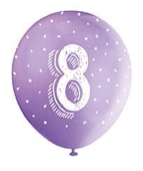 Ballons Age Assortis 30cm (5pcs)