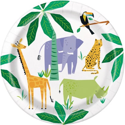 Assiettes Safari (8pcs)