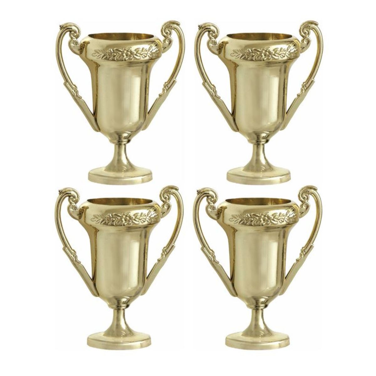 Mini trophées dorés (4pcs)