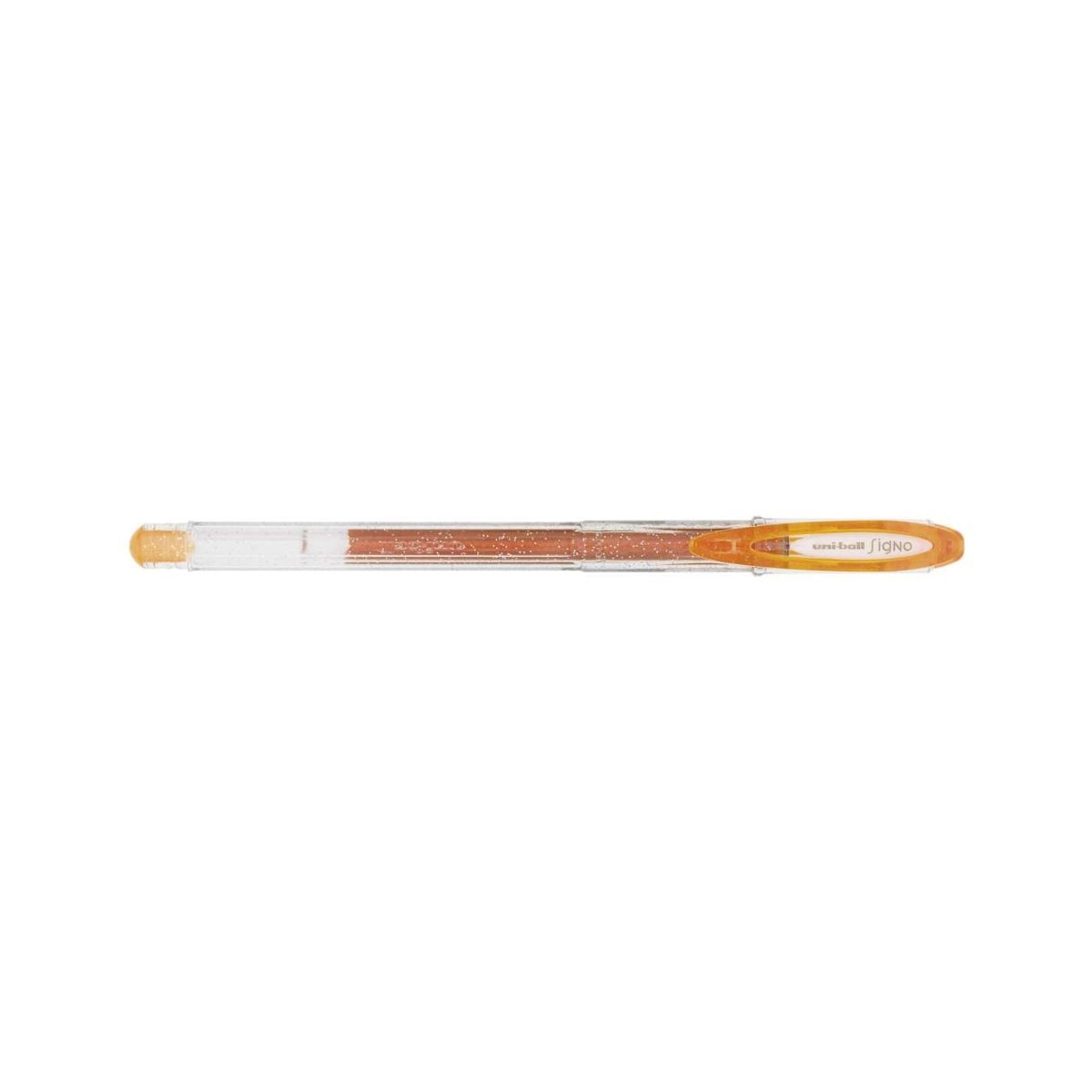 Stylo gel - scintillant - Orange