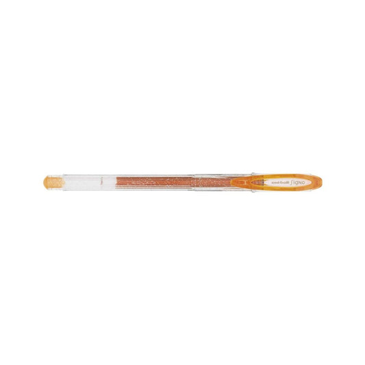 Stylo gel - scintillant - Orange