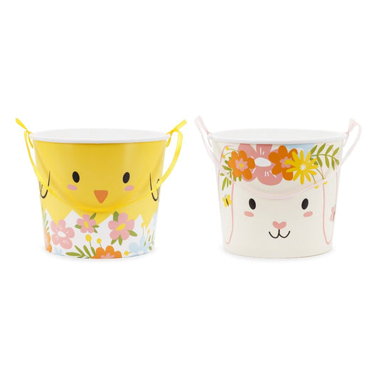 Seaux de bonbons de Pâques (2 pièces)