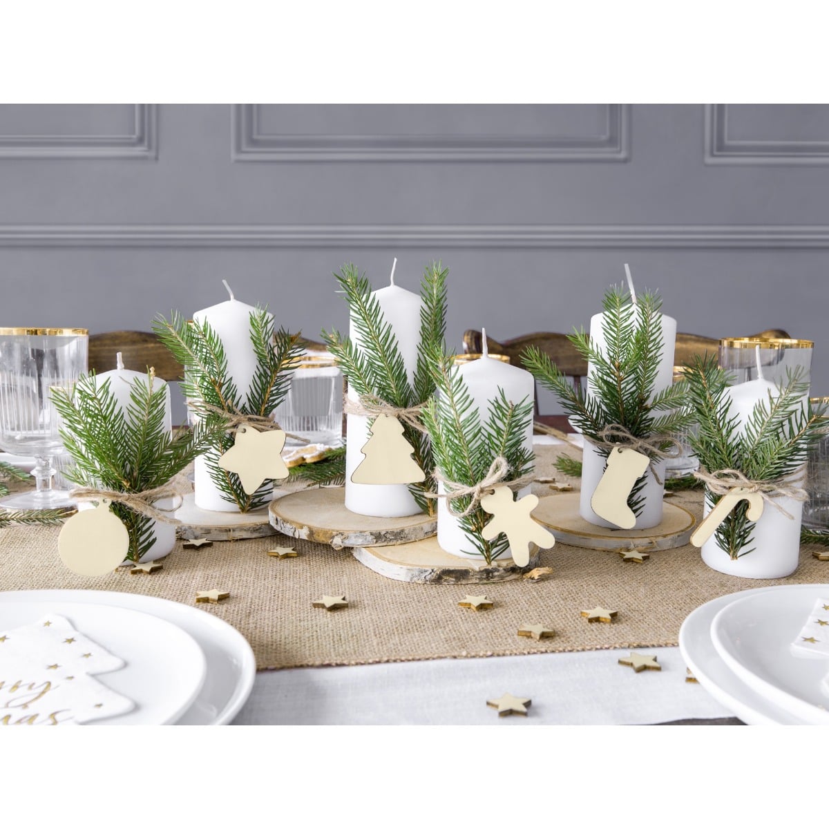 Rondin en bois - 10cm (2pcs)
