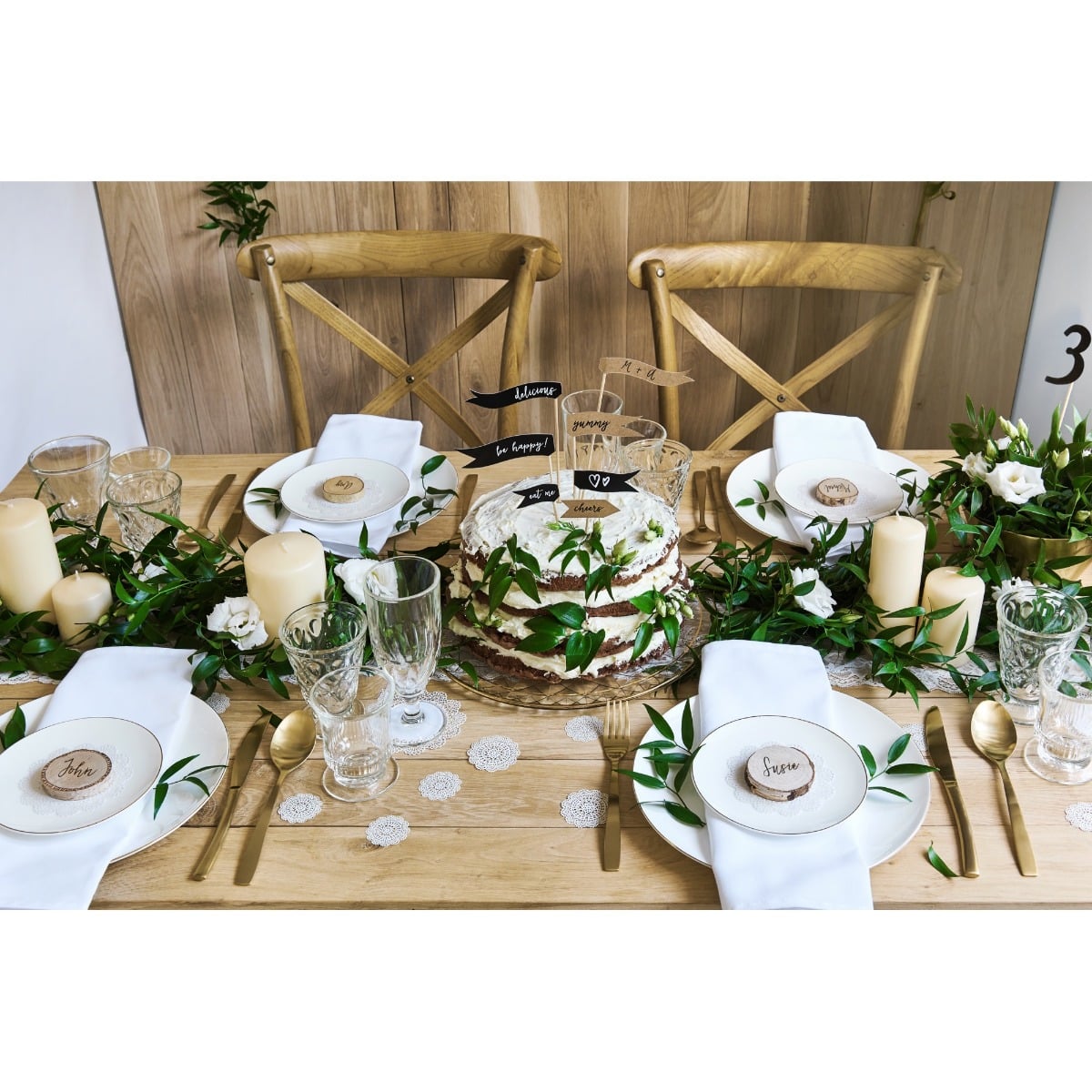 Rondin en bois - 5cm (20pcs)