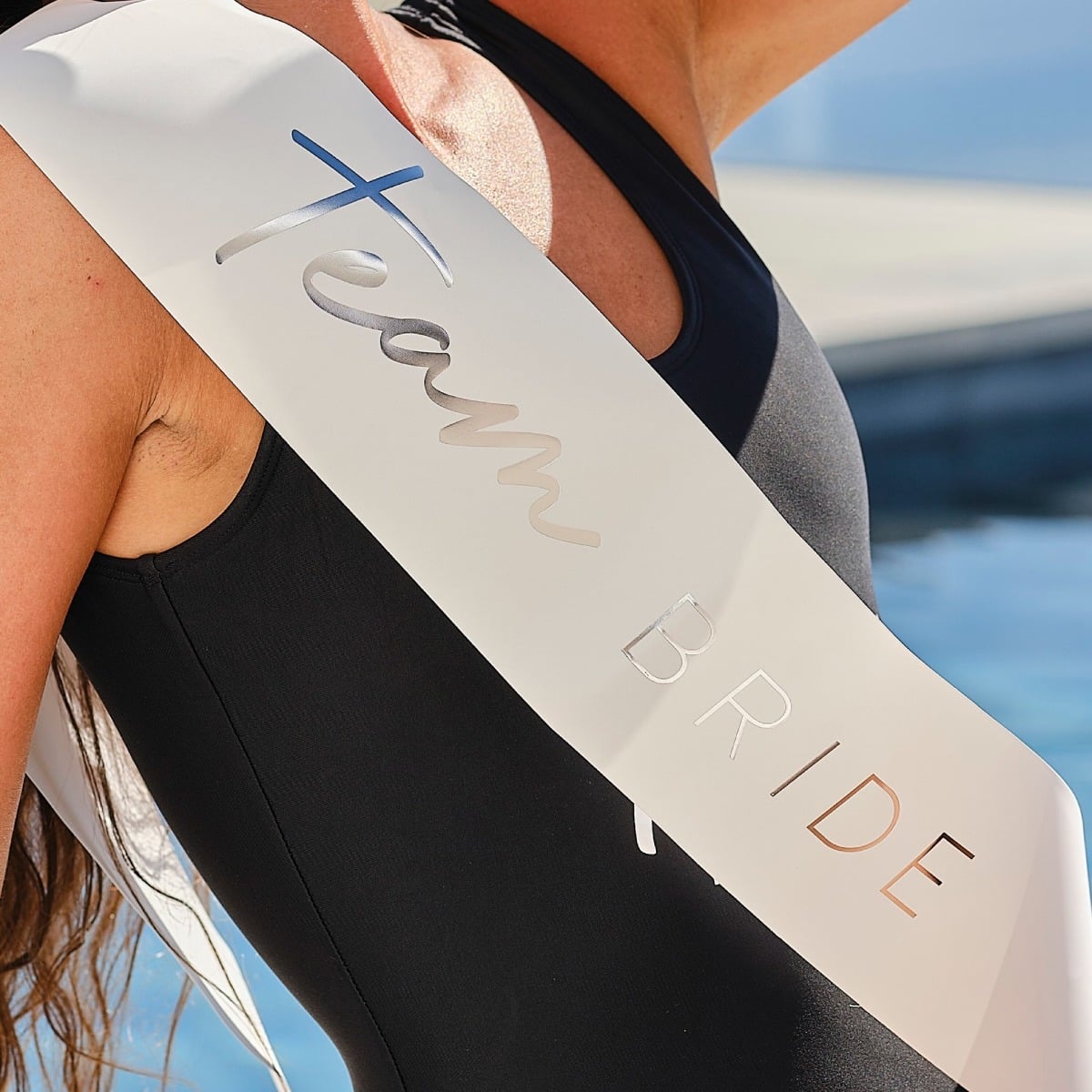 Echarpe Team Bride - Argenté (6pcs)