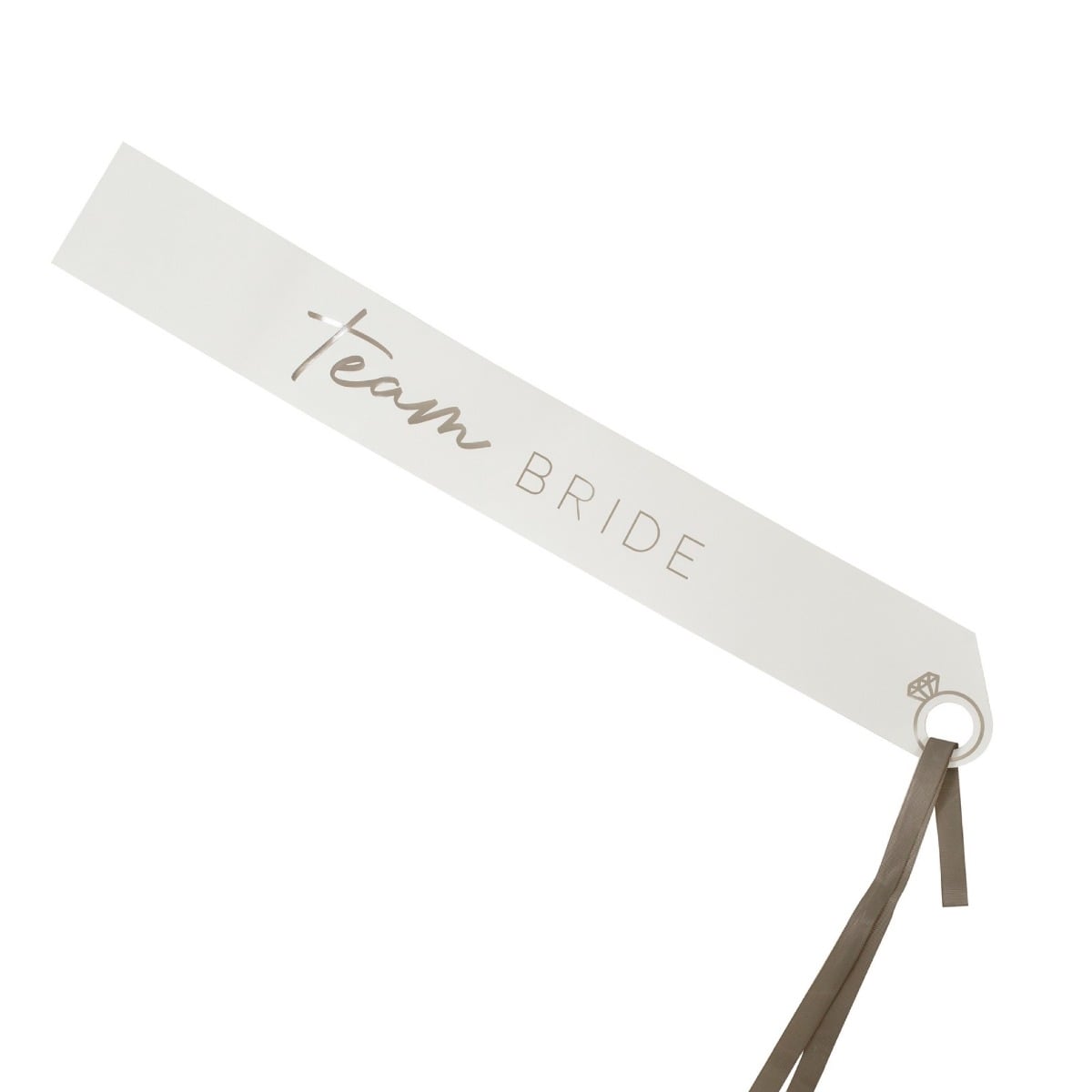 Echarpe Team Bride - Argenté (6pcs)