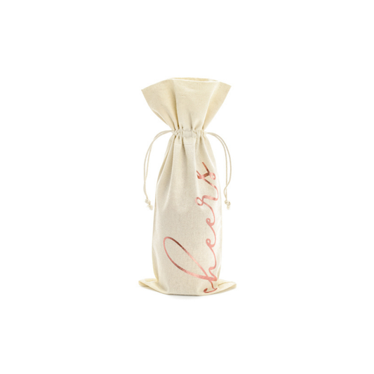 Sac bouteille en coton - Cheers