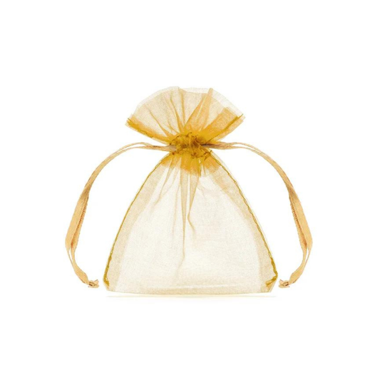 Pochettes en organza - Or (10pcs)