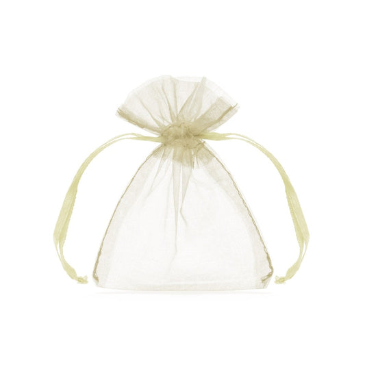 Pochettes Ivoire en organza (10 pièces)