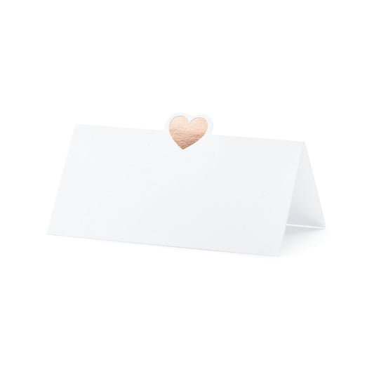 Marque place Coeur Rose gold (10pcs)