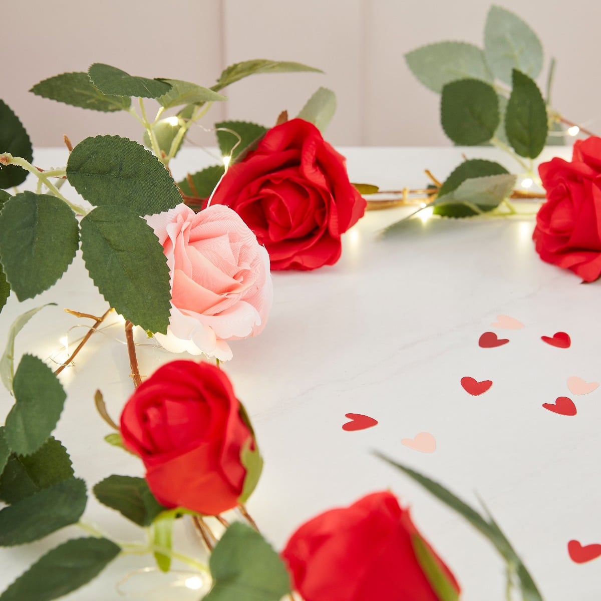Guirlande de Roses avec led (1.8m)