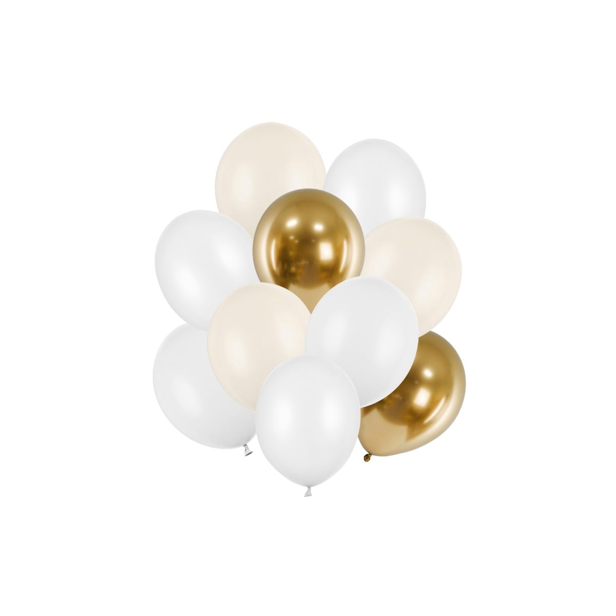 Ballons latex - Mix doré