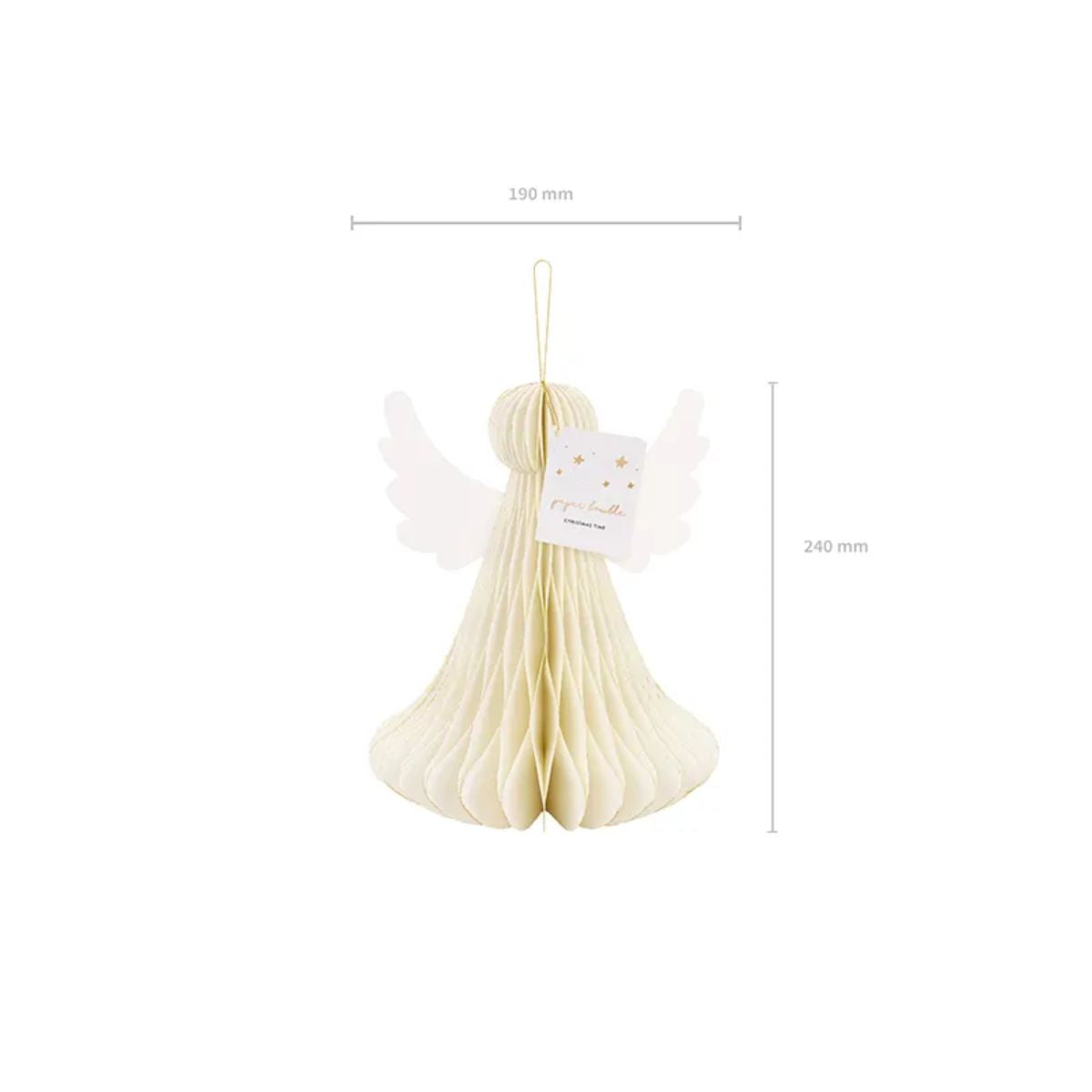 Nid d'abeille - Ange Ivoire (24cm)