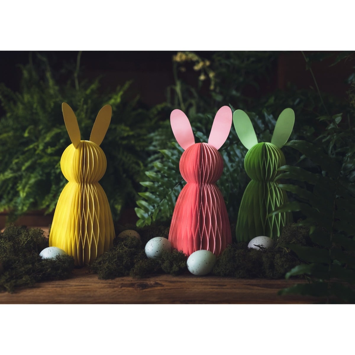 Nid d'abeille - Lapin Jaune (30cm)