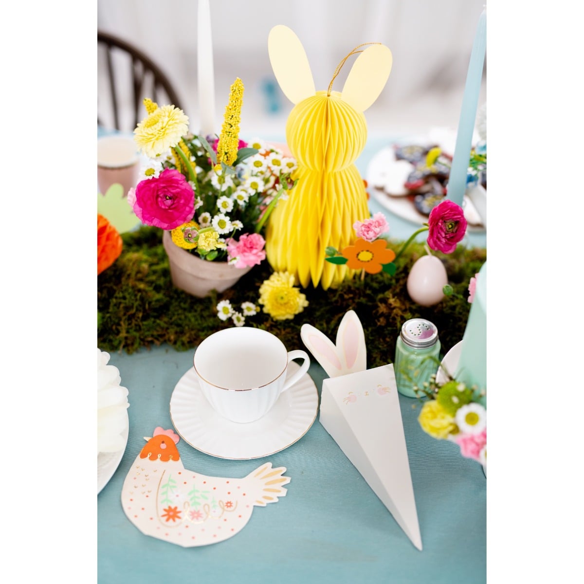 Nid d'abeille - Lapin Jaune (30cm)