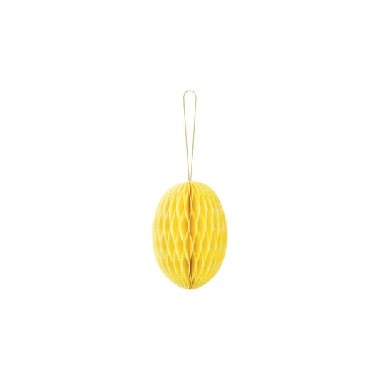 Décoration en papier Oeuf jaune