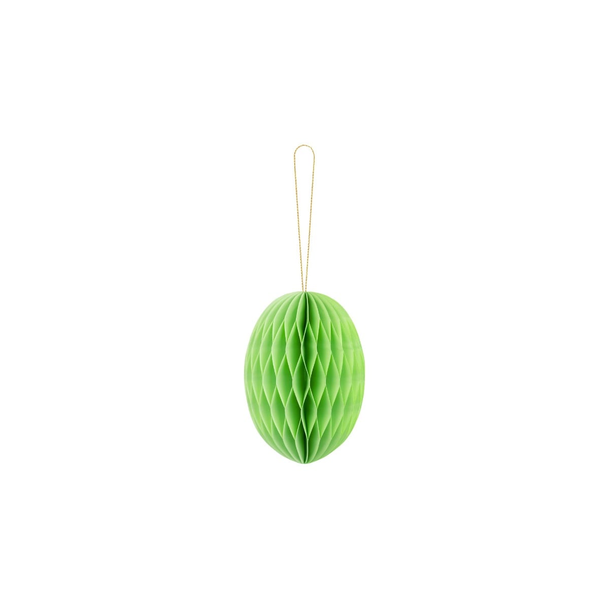 Décoration en papier Oeuf vert