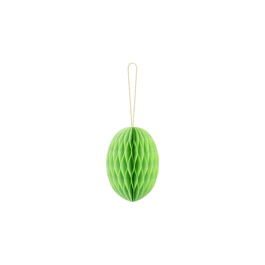 Décoration en papier Oeuf vert