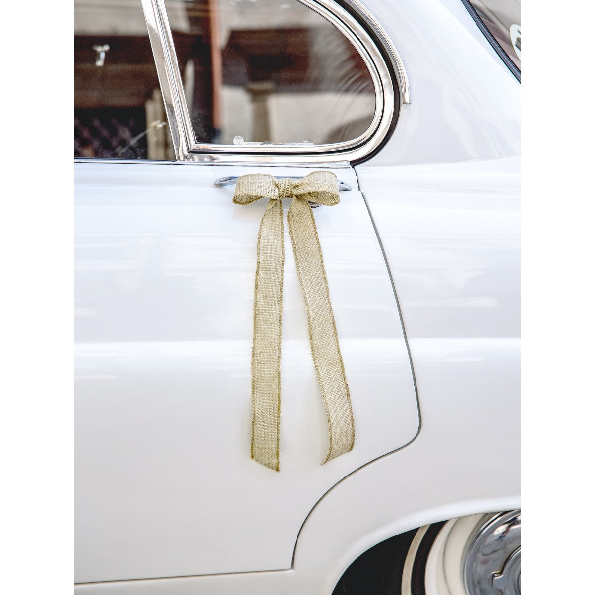 Kit déco voiture - Noeud en Jute